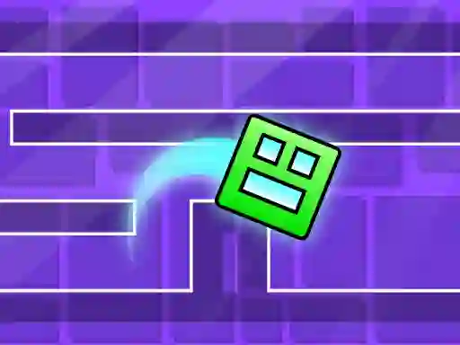Leikur Geometry Dash Maze Maps á netinu