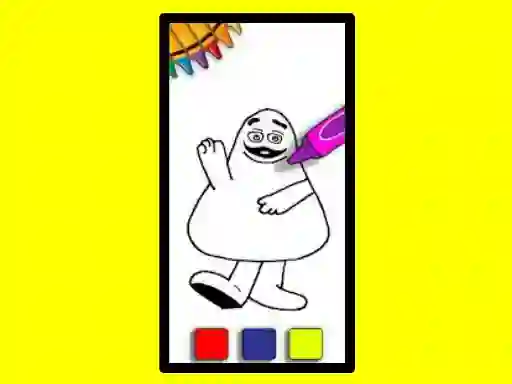 Leikur Grimace Coloring Book á netinu