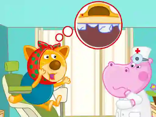 Leikur Hippo Dentist á netinu