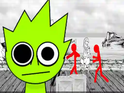 Leikur Sprunki Rage Stickman Incredibox á netinu