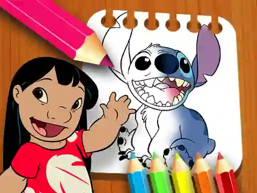 Leikur Lilo and Stitch Coloring Book á netinu