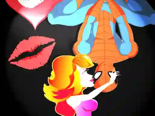 Leikur Spiderman Kiss á netinu