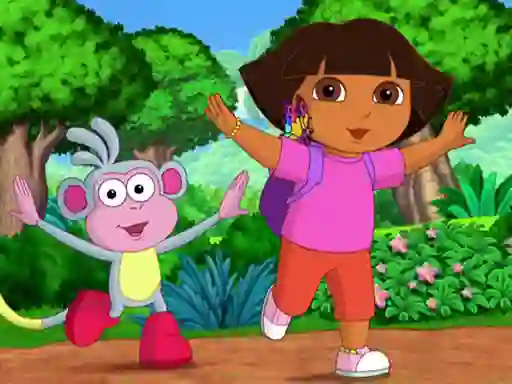 Leikur Dora The Explorer Coloring á netinu
