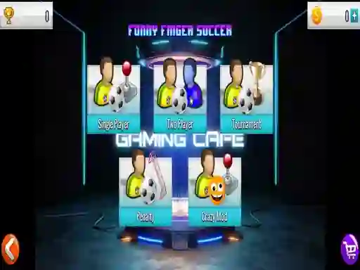 Leikur Funny Finger Soccer á netinu