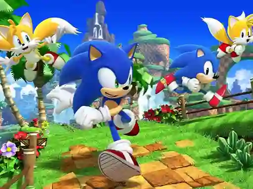 Leikur Sonic Adventure Run á netinu