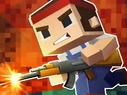Leikur Blocky Shooting Swat Multiplayer á netinu