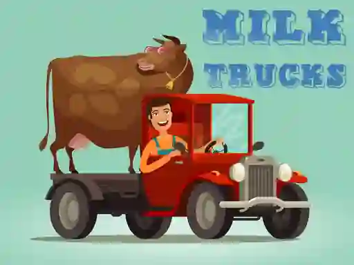 Leikur Milk Trucks á netinu
