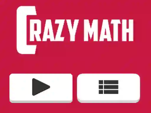 Leikur Crazy Math á netinu