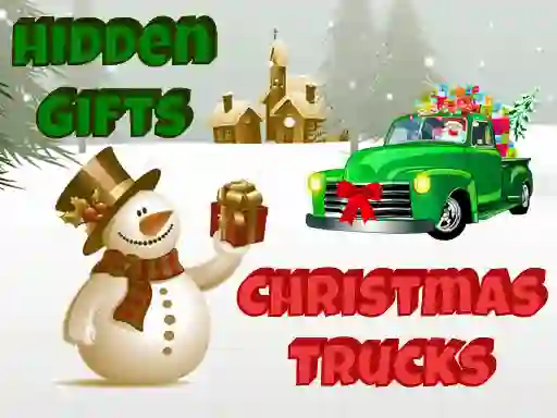 Leikur Christmas Trucks Hidden Gifts á netinu