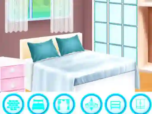 Leikur Fashion Girl Beautiful New House á netinu