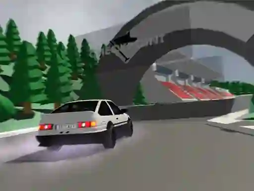 Leikur Low poly car racing á netinu