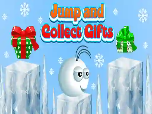 Leikur Jump and Collect Gifts á netinu