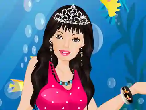 Leikur Barbie Mermaid Dressup á netinu