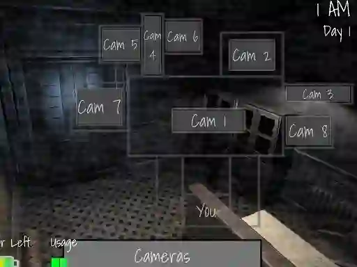 Leikur Five Nights at Horror Games á netinu