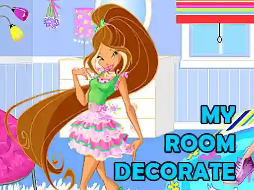 Leikur Winx Room Decorate á netinu