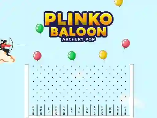 Leikur Plinko Ballon Archery Pop á netinu