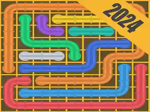 Leikur Connect Pipe Color Puzzle Game á netinu