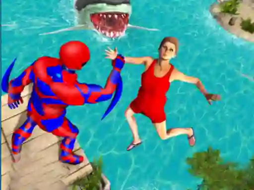 Leikur Superhero Police Speed Hero Rescue Mission á netinu