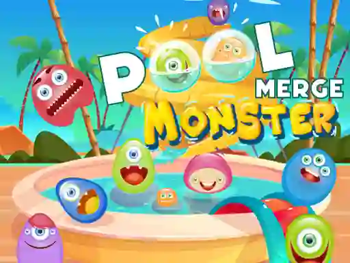 Leikur Merge Monster Pool á netinu
