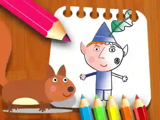 Leikur Ben Hollys Coloring Book á netinu