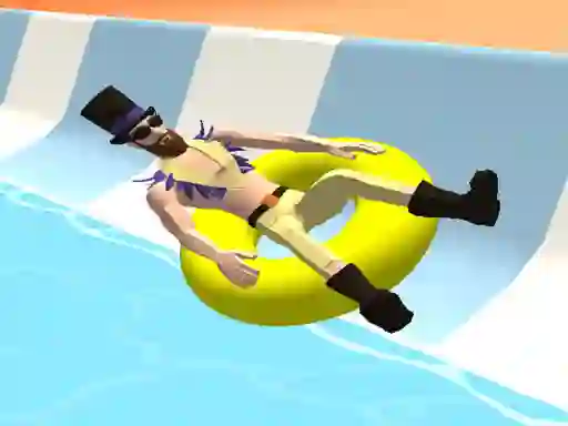 Leikur Aquapark.io Water Slide Park á netinu