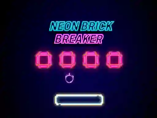 Leikur Neon Brick Breaker á netinu