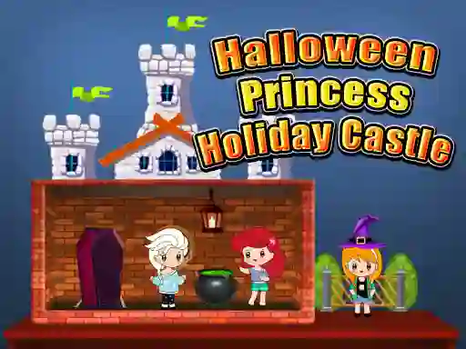 Leikur Halloween Princess Holiday Castle á netinu