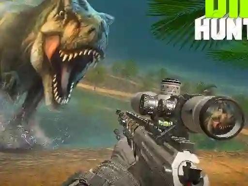 Leikur Sniper Dinosaur Hunting á netinu