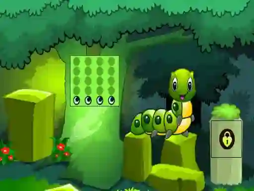 Leikur Caterpillar Forest Escape á netinu
