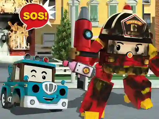 Leikur Robot Car Emergency Rescue 2 á netinu