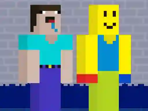 Leikur NoobLOX Rainbow Friends á netinu