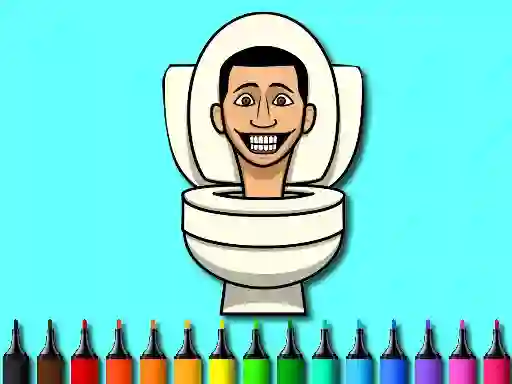 Leikur Color Skibidi Toilet á netinu