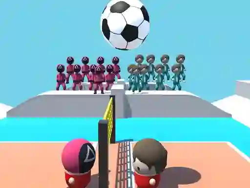 Leikur Volley Squid Gamer á netinu