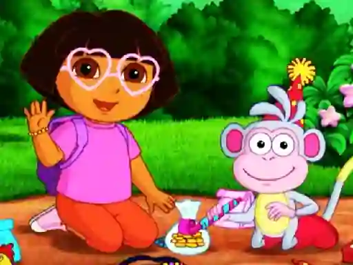 Leikur Dora Kids Puzzles á netinu