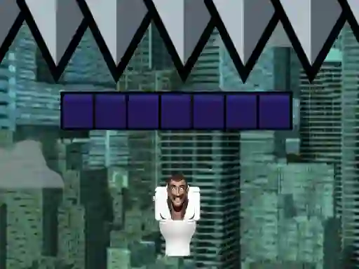 Leikur Skibidi Toilet City Jumper á netinu