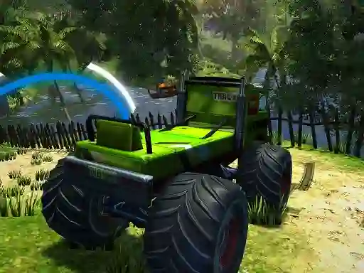 Leikur Realistic Monster Truck Offroad Simulator á netinu
