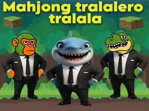 Leikur Mahjong tralalero tralala á netinu