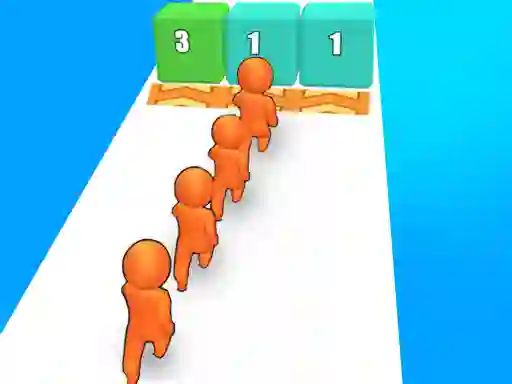 Leikur Crowd Stack 3D á netinu