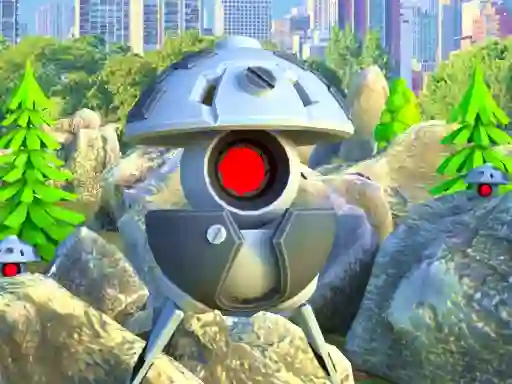 Leikur Player vs Robots á netinu