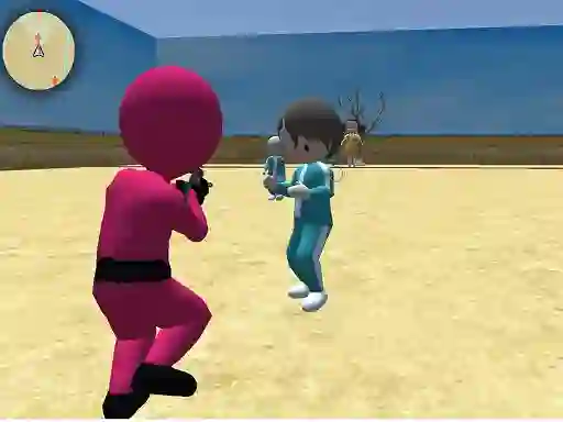 Leikur Squid Game: Shooting Survival á netinu