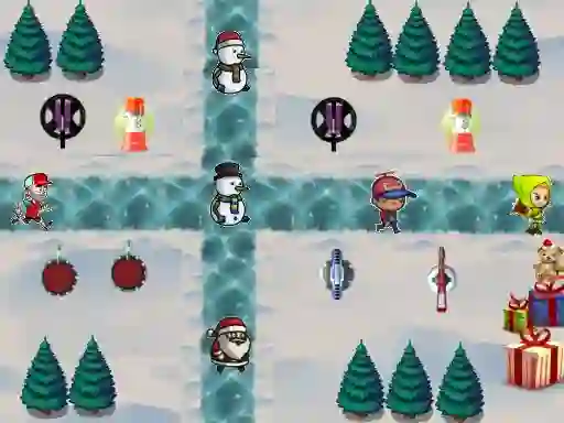 Leikur Christmas Defense á netinu