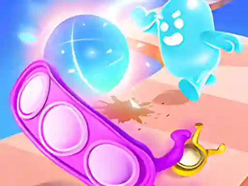 Leikur Bubble run á netinu
