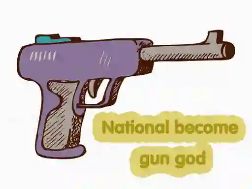 Leikur National become gun god á netinu