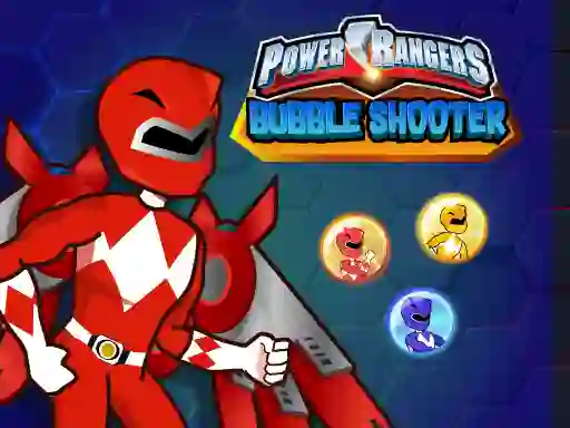 Leikur Power Rangers Bubble Shoot á netinu