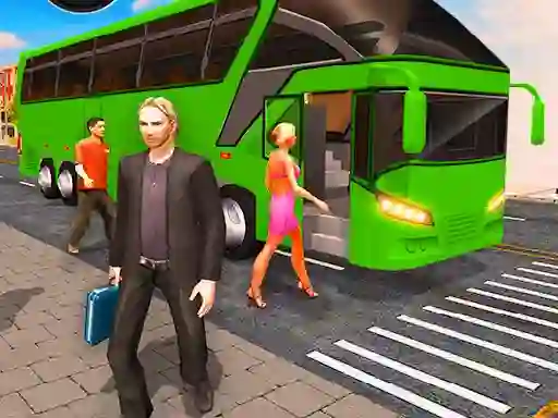 Leikur Bus Driving City Sim 2022 á netinu