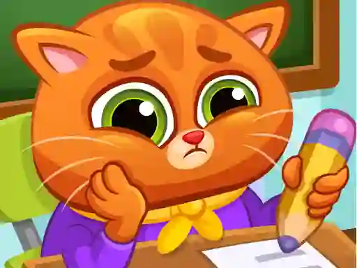 Leikur Lovely Virtual Cat At School á netinu