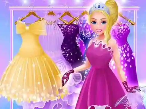 Leikur Cinderella Dress Up Girls á netinu