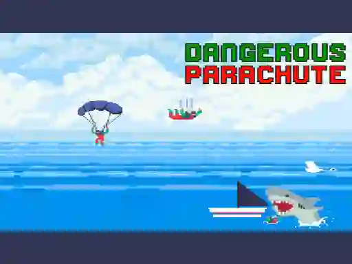 Leikur Dangerous Parachute á netinu