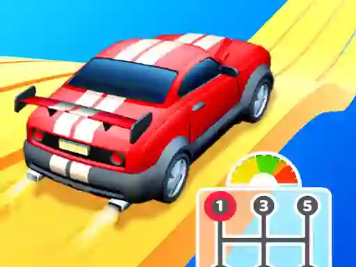 Leikur Gear Race 3D Car á netinu