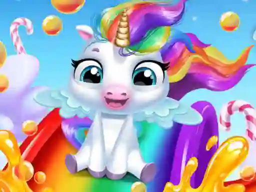 Leikur Glitter Unicorn Dress Up Girls á netinu